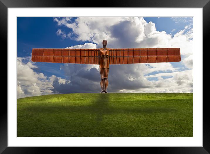 Angel of the North Framed Mounted Print by Kevin Tate