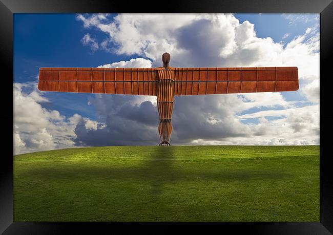 Angel of the North Framed Print by Kevin Tate