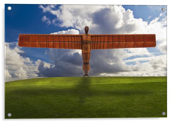 Angel of the North Acrylic by Kevin Tate