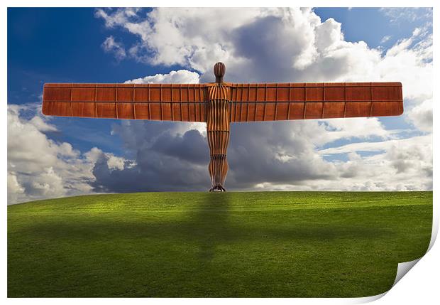 Angel of the North Print by Kevin Tate