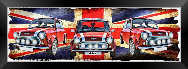 British Classic Mini - Redefined Framed Print by Kevin Maughan