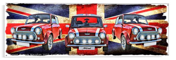 British Classic Mini - Redefined Acrylic by Kevin Maughan
