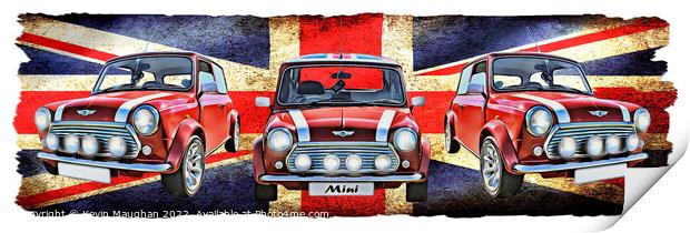 British Classic Mini - Redefined Print by Kevin Maughan