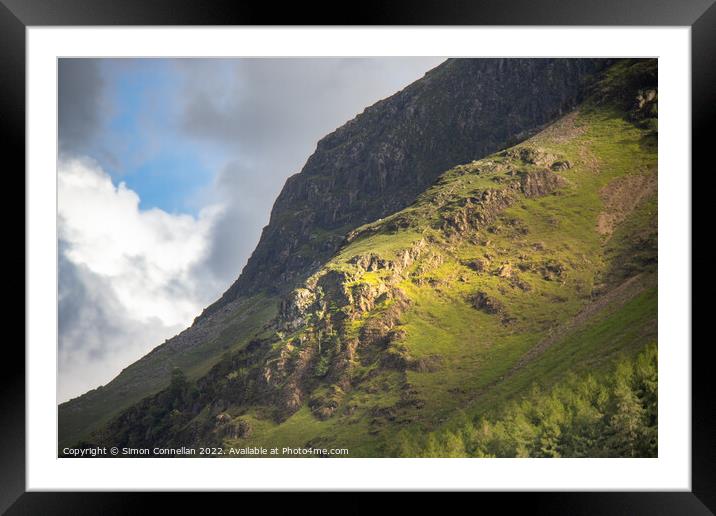 Honister Hills Framed Mounted Print by Simon Connellan
