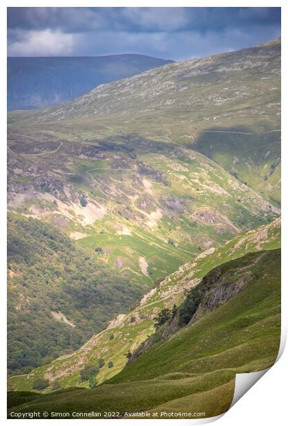 Honister, Borrowdale Print by Simon Connellan