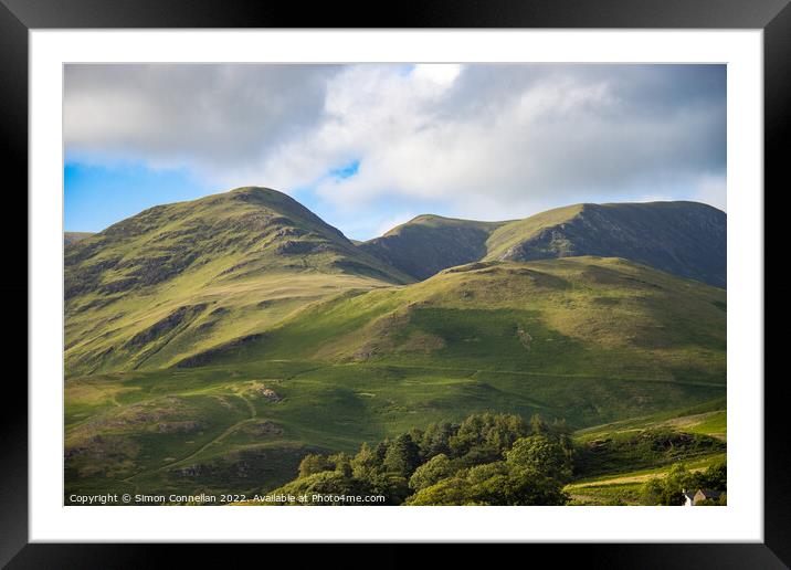 Mountains Buttermere Framed Mounted Print by Simon Connellan