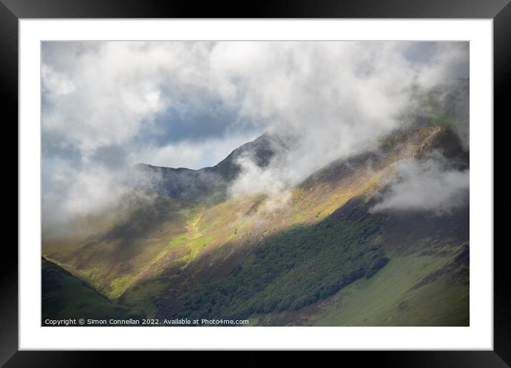 Causey Pike Framed Mounted Print by Simon Connellan