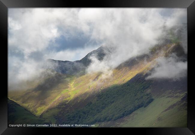 Causey Pike Framed Print by Simon Connellan
