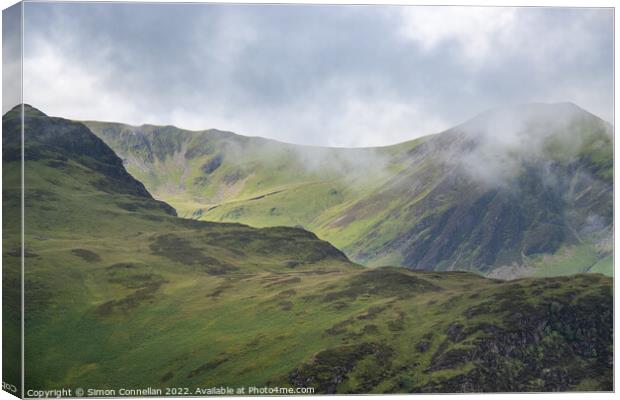 Mountain View, Catbells Canvas Print by Simon Connellan