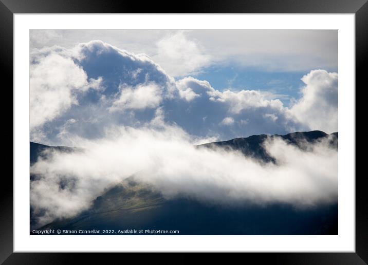 Rolling clouds Framed Mounted Print by Simon Connellan