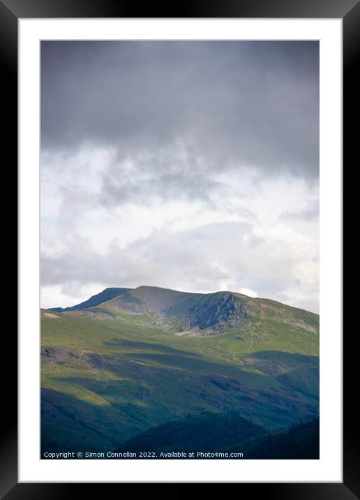 Helvellyn Framed Mounted Print by Simon Connellan