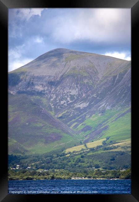 Tall Mountain, Skiddaw Framed Print by Simon Connellan