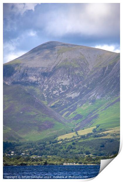 Tall Mountain, Skiddaw Print by Simon Connellan