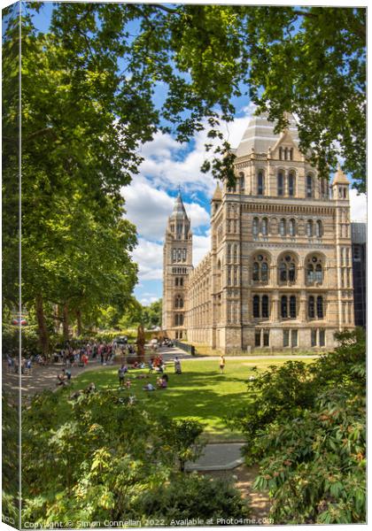 Natural History Museum Canvas Print by Simon Connellan