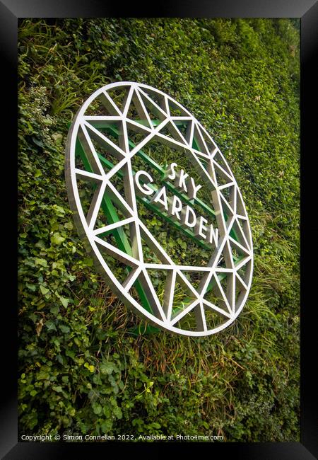 Sky Garden Framed Print by Simon Connellan