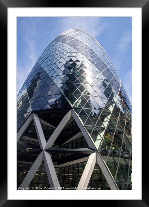 The Gerkin Framed Mounted Print by Simon Connellan