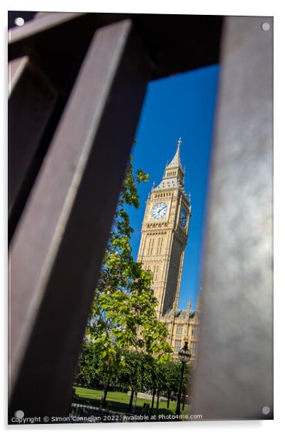 Big Ben, Westminster Acrylic by Simon Connellan