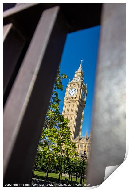Big Ben, Westminster Print by Simon Connellan