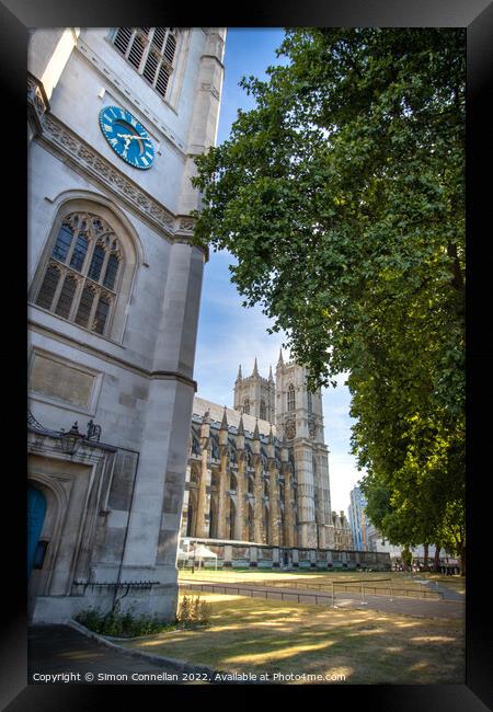 Westminster Abbey Framed Print by Simon Connellan