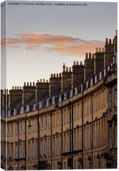 Abstract of The Paragon Bath Canvas Print by Duncan Savidge