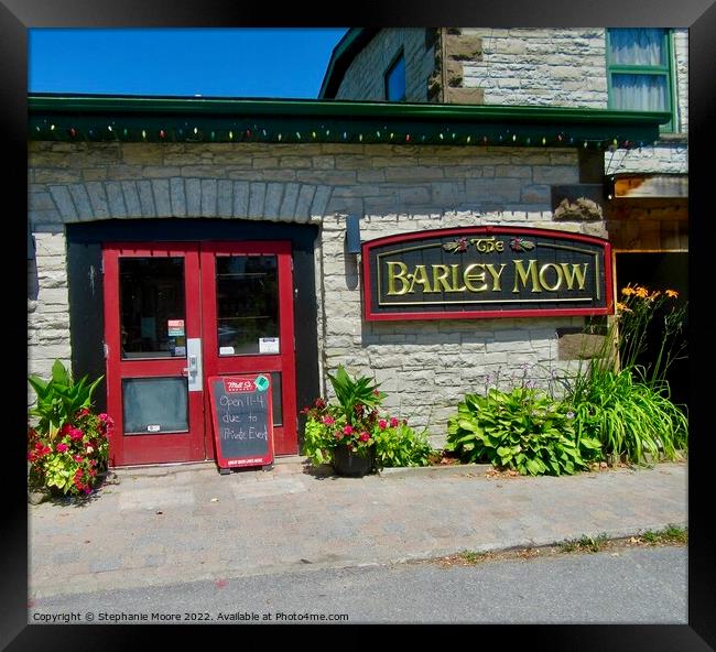 The Barley Mow  Framed Print by Stephanie Moore