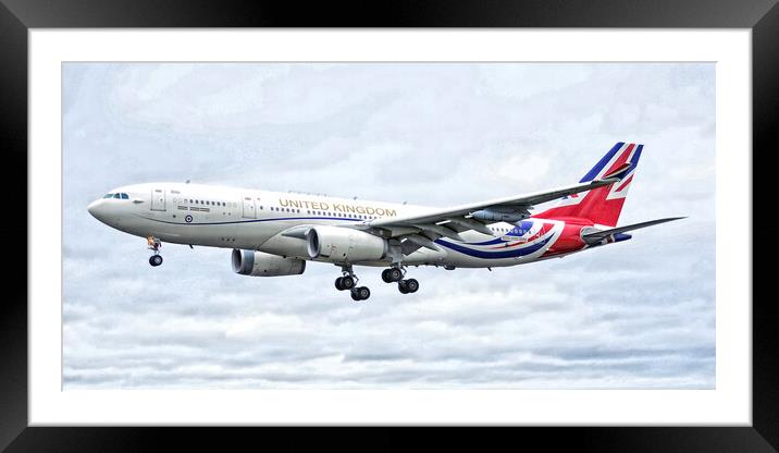 RAF Voyager ZZ336 (abstract) Framed Mounted Print by Allan Durward Photography