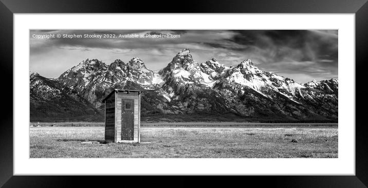 World's Most Scenic WC Framed Mounted Print by Stephen Stookey