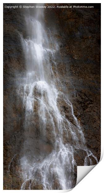 Fairy Falls - Yellowstone National Park Print by Stephen Stookey