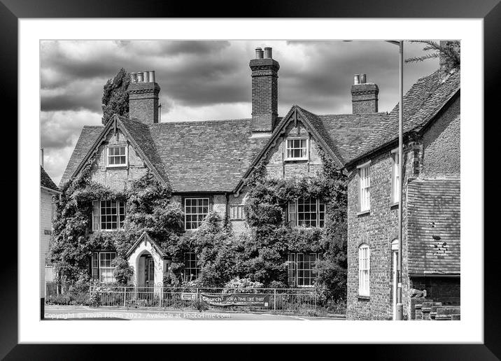 Typical architecture in Thame Framed Mounted Print by Kevin Hellon