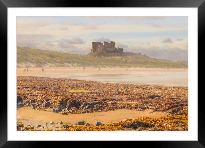 Bamburgh Castle Framed Mounted Print by Andy Shackell