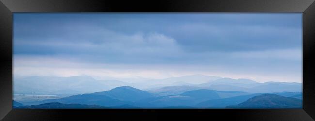 Snowdonia National Park Wales Ultra Wide Panoramic Framed Print by Phil Durkin DPAGB BPE4