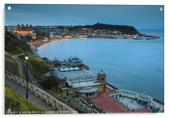 South Bay during twilight (Scarborough) Acrylic by Andrew Ray