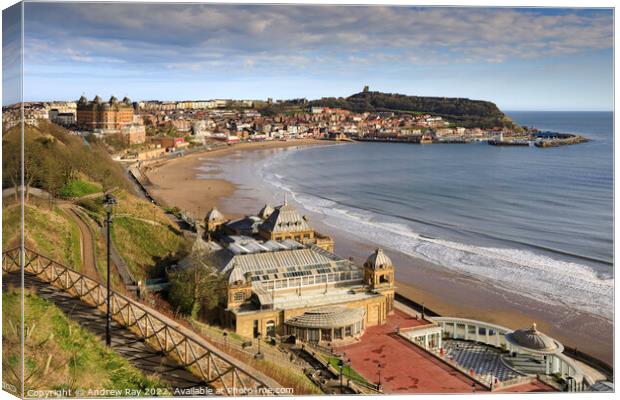 Scarborough  Canvas Print by Andrew Ray