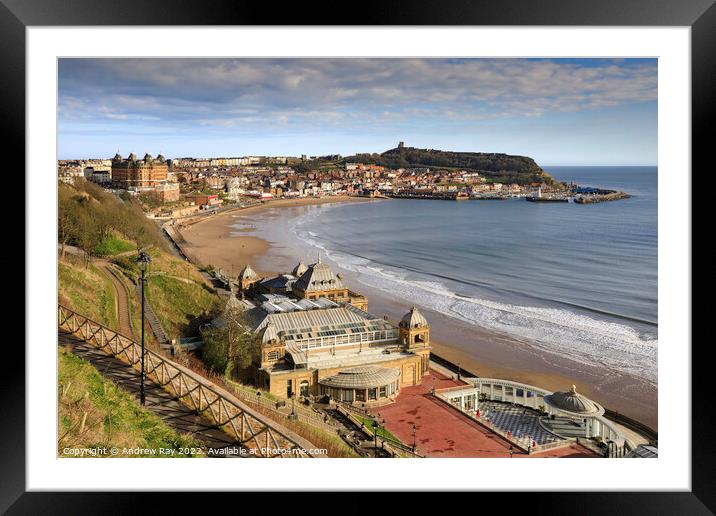Scarborough  Framed Mounted Print by Andrew Ray