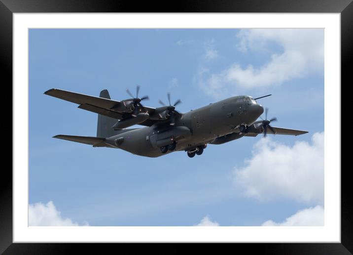 Hercules  C-130J ZH889 Framed Mounted Print by J Biggadike