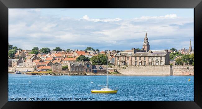 The Quay and Harbour, Berwick upon Tweed Framed Print by Keith Douglas