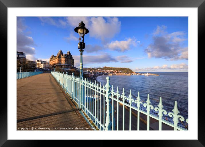 Bridge view (Scarborough) Framed Mounted Print by Andrew Ray