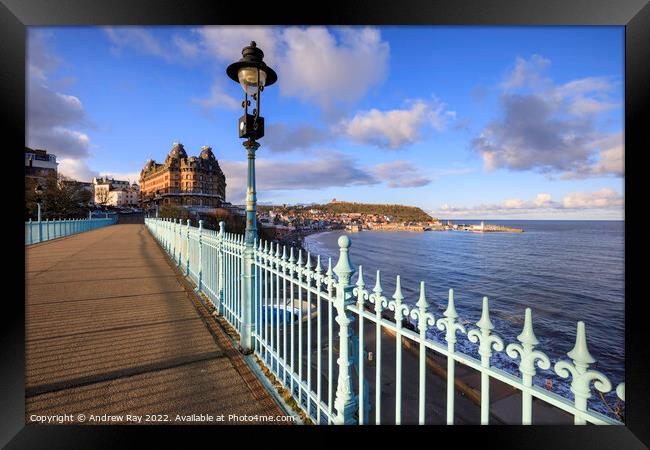 Bridge view (Scarborough) Framed Print by Andrew Ray