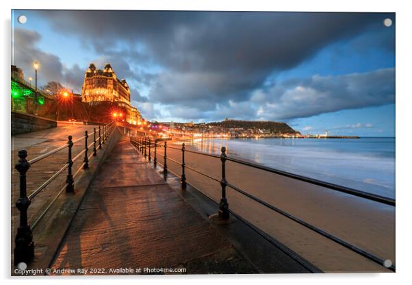 Twilight at Scarborough Acrylic by Andrew Ray