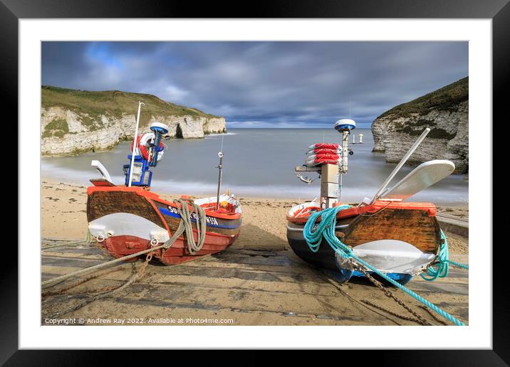 North Landing (Flamborough Head) Framed Mounted Print by Andrew Ray