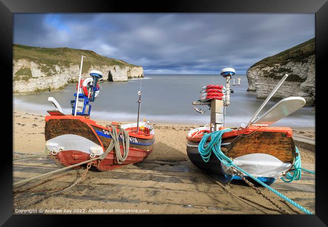 North Landing (Flamborough Head) Framed Print by Andrew Ray