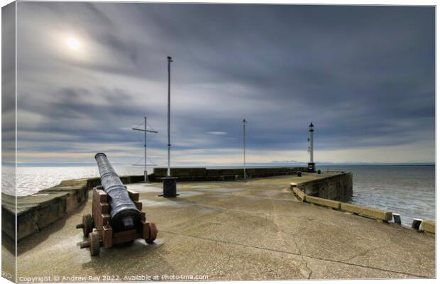 Bridlington North Pier Canvas Print by Andrew Ray