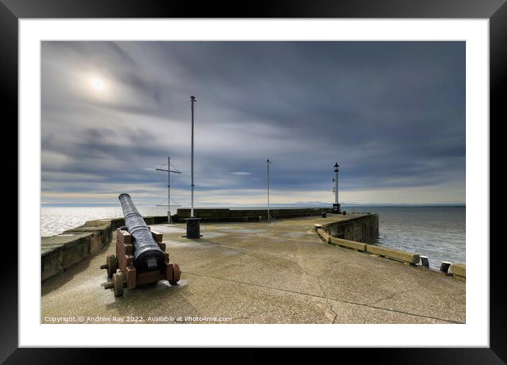 Bridlington North Pier Framed Mounted Print by Andrew Ray