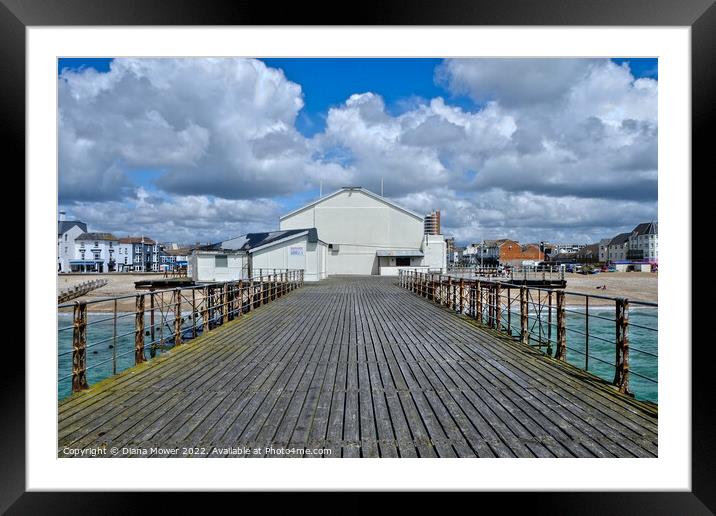 Bognor Regis From the Pier Framed Mounted Print by Diana Mower