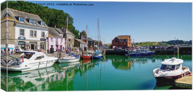 Padstow North Cornwall Canvas Print by Peter F Hunt