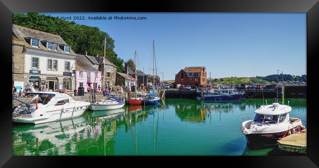 Padstow North Cornwall Framed Print by Peter F Hunt