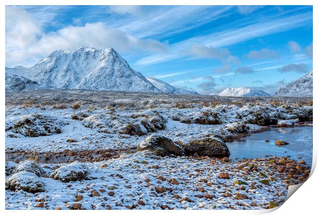 Stob a Ghlais Choire Glencoe Print by Derek Beattie