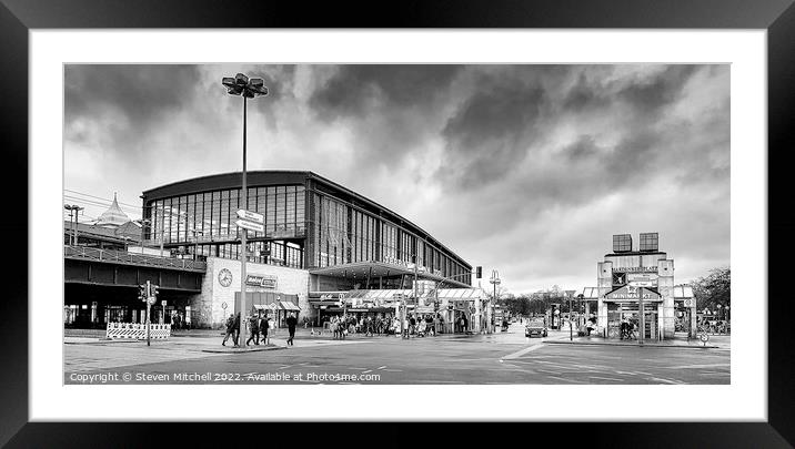 Berlin Zoological Garden Station Framed Mounted Print by Steven Mitchell