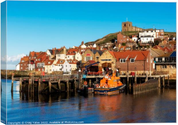 Whitby Lifeboat Station Yorkshire. Canvas Print by Craig Yates
