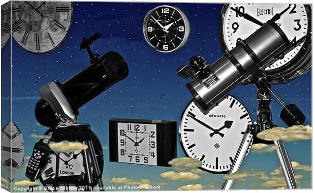 A MATTER OF SPACE AND TIME Canvas Print by Bruce Glasser